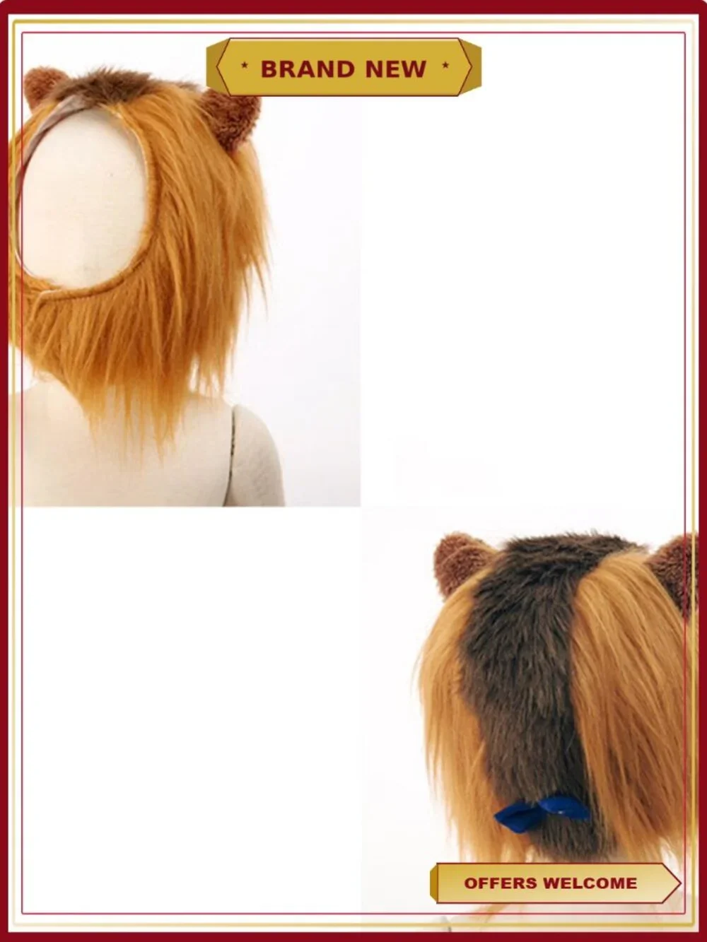 Beast Prince Costume Boys Kids Halloween Dress Up Jacket Scarf Hood